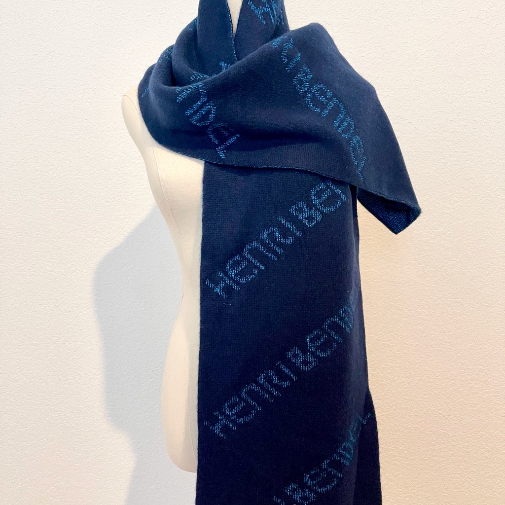 Henri Bendel Cashmere Lurex Scarf Nwt